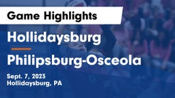 Hollidaysburg  vs Philipsburg-Osceola  Game Highlights - Sept. 7, 2023