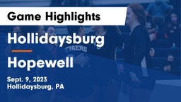 Hollidaysburg  vs Hopewell  Game Highlights - Sept. 9, 2023
