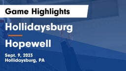 Hollidaysburg  vs Hopewell  Game Highlights - Sept. 9, 2023