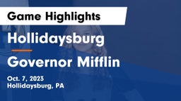 Hollidaysburg  vs Governor Mifflin   Game Highlights - Oct. 7, 2023