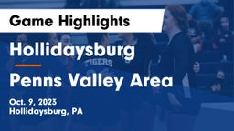 Hollidaysburg  vs Penns Valley Area  Game Highlights - Oct. 9, 2023
