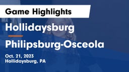 Hollidaysburg  vs Philipsburg-Osceola  Game Highlights - Oct. 21, 2023