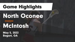 North Oconee  vs McIntosh  Game Highlights - May 5, 2022