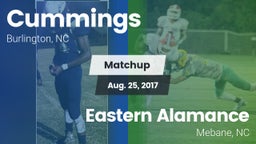 Matchup: Cummings  vs. Eastern Alamance  2017