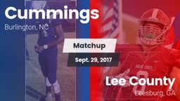 Matchup: Cummings  vs. Lee County  2017