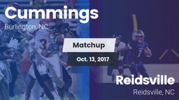 Matchup: Cummings  vs. Reidsville  2017
