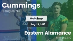 Matchup: Cummings  vs. Eastern Alamance  2018