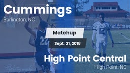 Matchup: Cummings  vs. High Point Central  2018