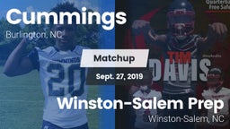 Matchup: Cummings  vs. Winston-Salem Prep  2019