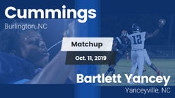 Matchup: Cummings  vs. Bartlett Yancey  2019