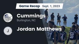 Recap: Cummings  vs. Jordan Matthews 2023