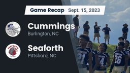 Recap: Cummings  vs. Seaforth  2023