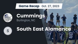 Recap: Cummings  vs. South East Alamance  2023