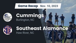 Recap: Cummings  vs. Southeast Alamance  2023