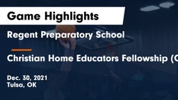 Regent Preparatory School  vs Christian Home Educators Fellowship (CHEF) Game Highlights - Dec. 30, 2021