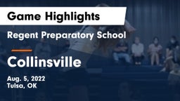 Regent Preparatory School  vs Collinsville Game Highlights - Aug. 5, 2022