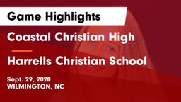 Coastal Christian High vs Harrells Christian School Game Highlights - Sept. 29, 2020