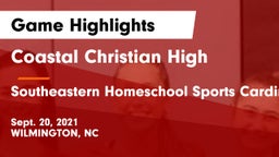 Coastal Christian High vs Southeastern Homeschool Sports Cardinals Game Highlights - Sept. 20, 2021