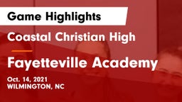 Coastal Christian High vs Fayetteville Academy Game Highlights - Oct. 14, 2021
