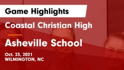 Coastal Christian High vs Asheville School Game Highlights - Oct. 23, 2021