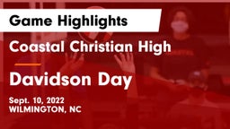Coastal Christian High vs Davidson Day  Game Highlights - Sept. 10, 2022