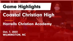 Coastal Christian High vs Harrells Christian Academy Game Highlights - Oct. 7, 2022