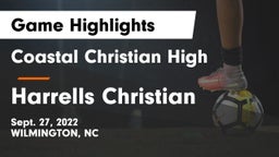 Coastal Christian High vs Harrells Christian Game Highlights - Sept. 27, 2022