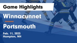 Winnacunnet  vs Portsmouth  Game Highlights - Feb. 11, 2023
