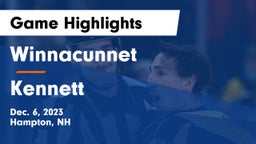 Winnacunnet  vs Kennett  Game Highlights - Dec. 6, 2023