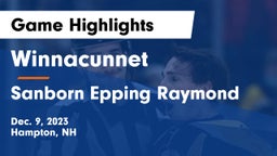 Winnacunnet  vs Sanborn Epping Raymond Game Highlights - Dec. 9, 2023