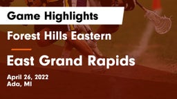 Forest Hills Eastern  vs East Grand Rapids  Game Highlights - April 26, 2022