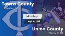 Matchup: Towns County High vs. Union County  2019