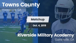 Matchup: Towns County High vs. Riverside Military Academy  2019