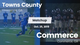 Matchup: Towns County High vs. Commerce  2019