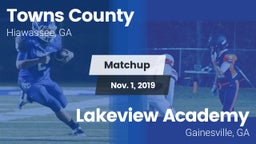 Matchup: Towns County High vs. Lakeview Academy  2019