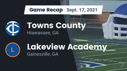 Recap: Towns County  vs. Lakeview Academy  2021
