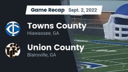 Recap: Towns County  vs. Union County  2022