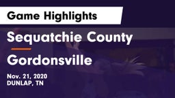Sequatchie County  vs Gordonsville  Game Highlights - Nov. 21, 2020