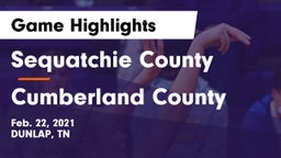 Sequatchie County  vs Cumberland County  Game Highlights - Feb. 22, 2021