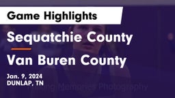 Sequatchie County  vs Van Buren County  Game Highlights - Jan. 9, 2024