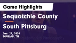 Sequatchie County  vs South Pittsburg  Game Highlights - Jan. 27, 2024