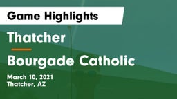 Thatcher  vs Bourgade Catholic  Game Highlights - March 10, 2021