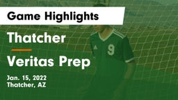 Thatcher  vs Veritas Prep  Game Highlights - Jan. 15, 2022