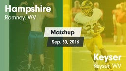 Matchup: Hampshire vs. Keyser  2016