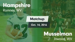 Matchup: Hampshire vs. Musselman  2016