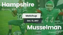 Matchup: Hampshire vs. Musselman  2017