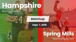 Matchup: Hampshire vs. Spring Mills  2018