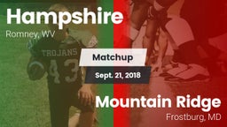 Matchup: Hampshire vs. Mountain Ridge  2018