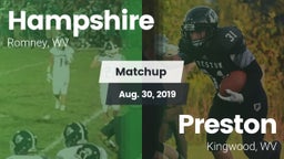 Matchup: Hampshire vs. Preston  2019