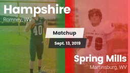 Matchup: Hampshire vs. Spring Mills  2019